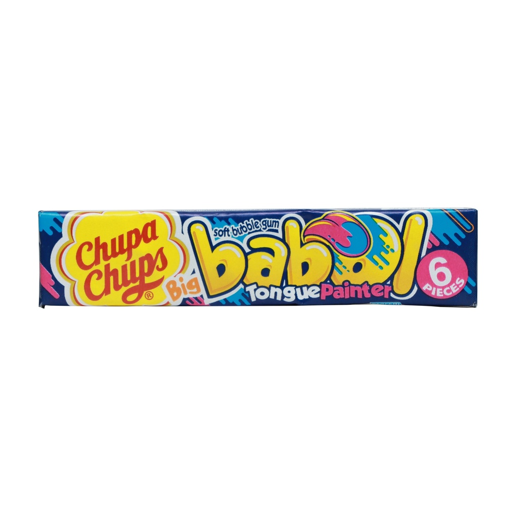 CHUPA CHUPS TONGUE PAINTER SOFT BUBBLE GUM 27.6G