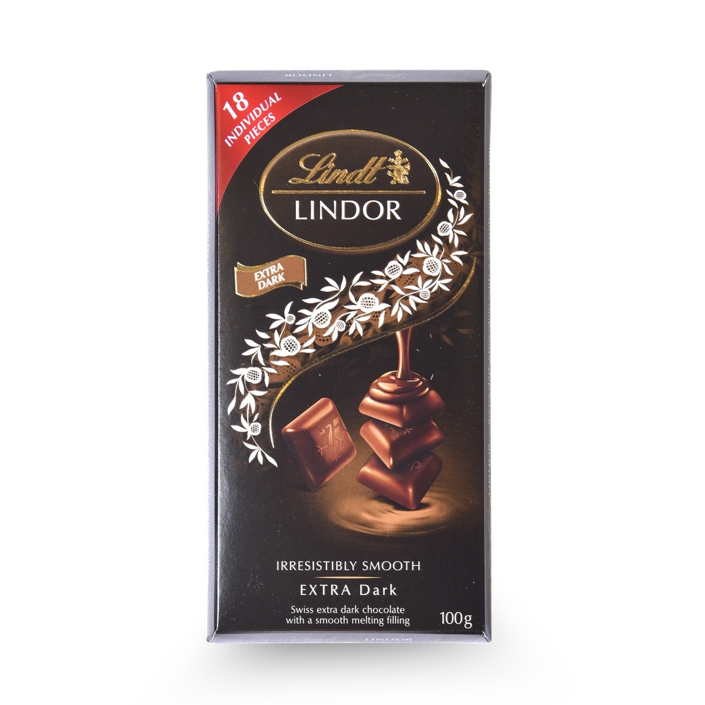 LINDT LINDOR SINGLES 60% 100G