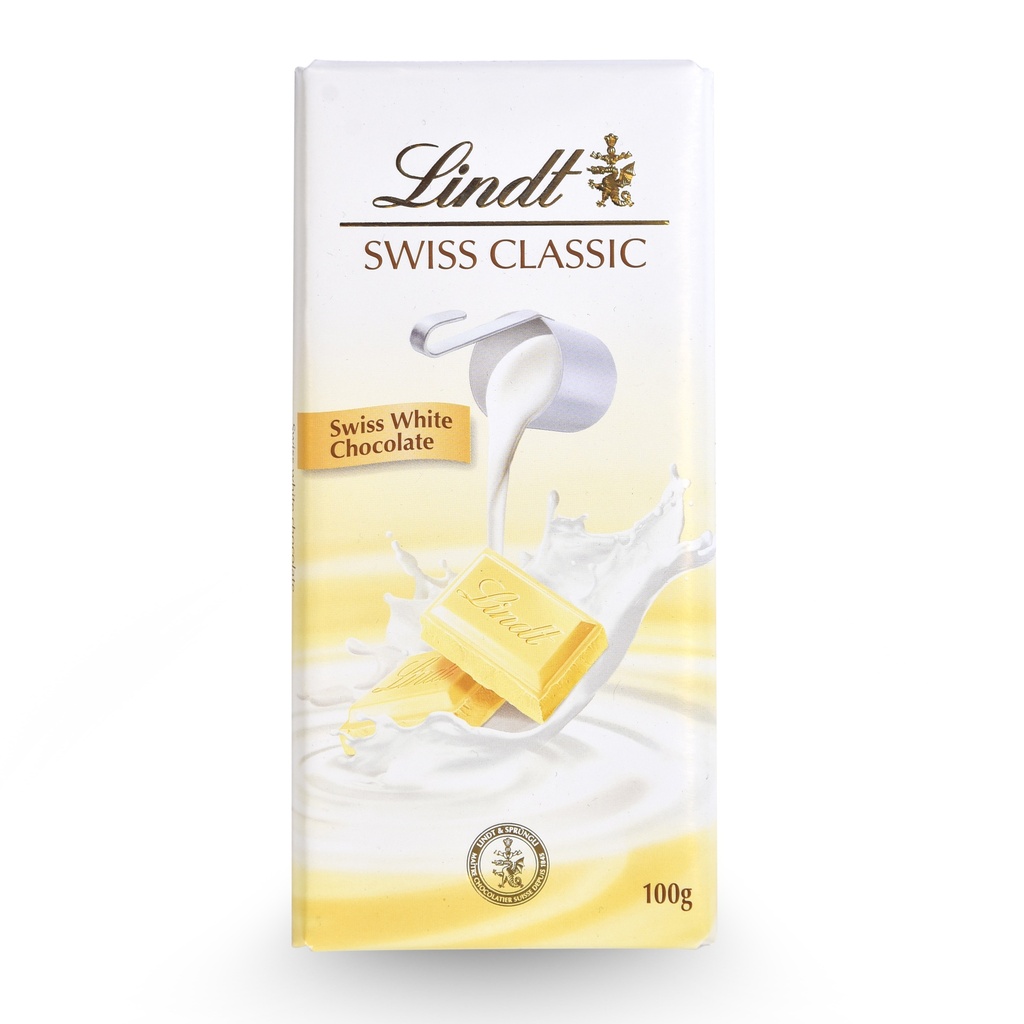 LINDT WHITE CHOCOLATE 100G