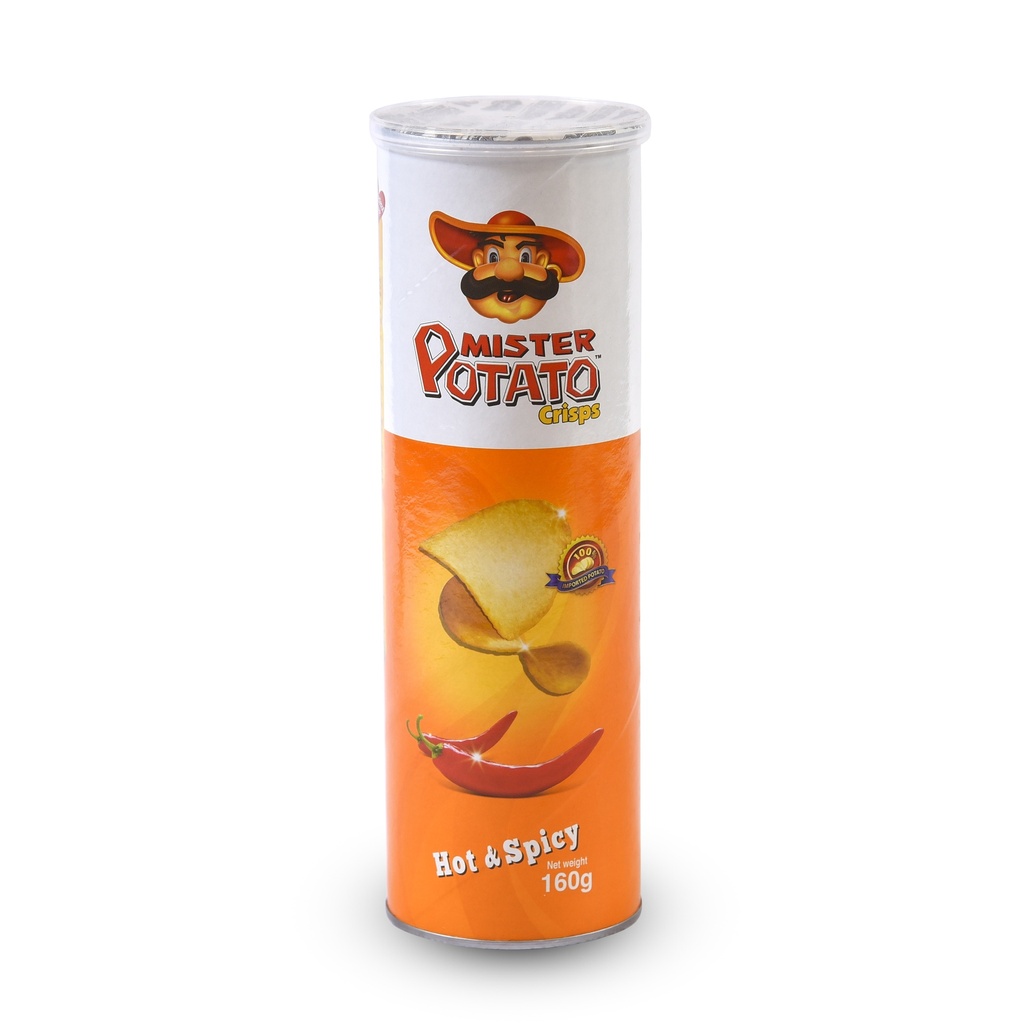 MISTER POTATO CRISPS HOT & SPICY 125G