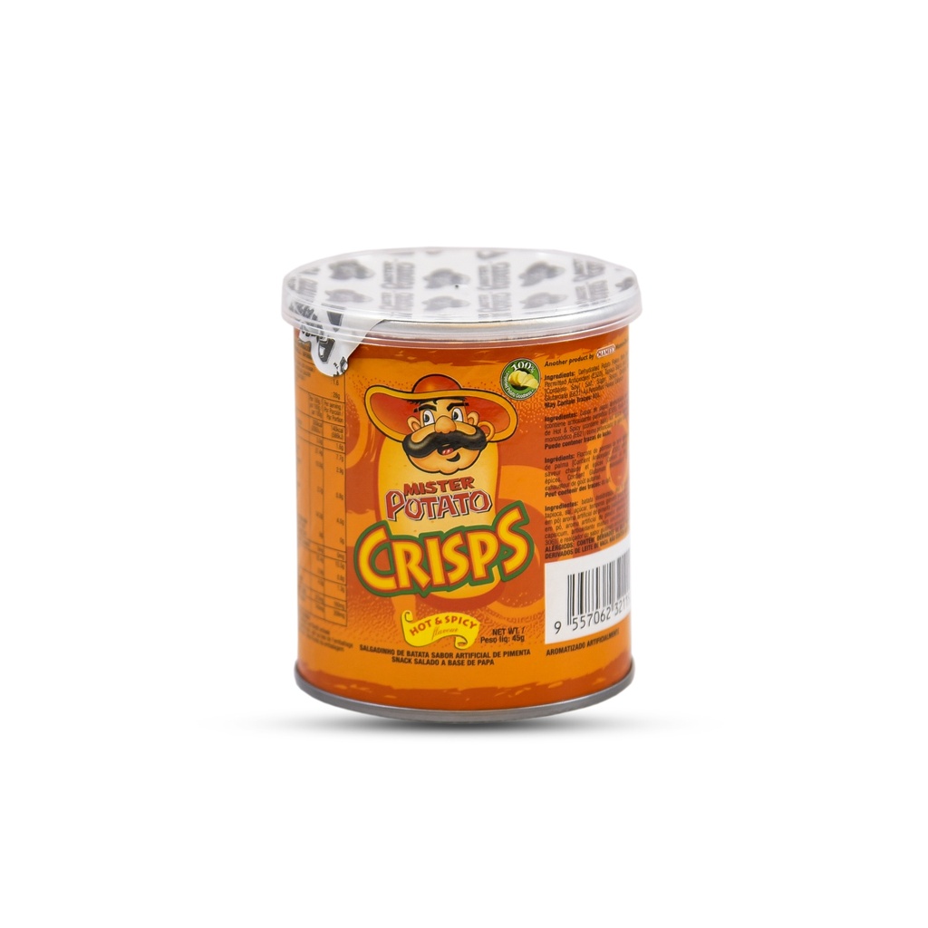 MISTER POTATO CRISPS HOT & SPICY 40G