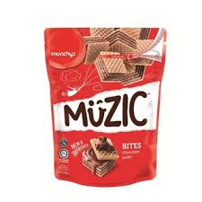 MUNCHY'S MUZIC CHOCO WAFER CUBE 180G