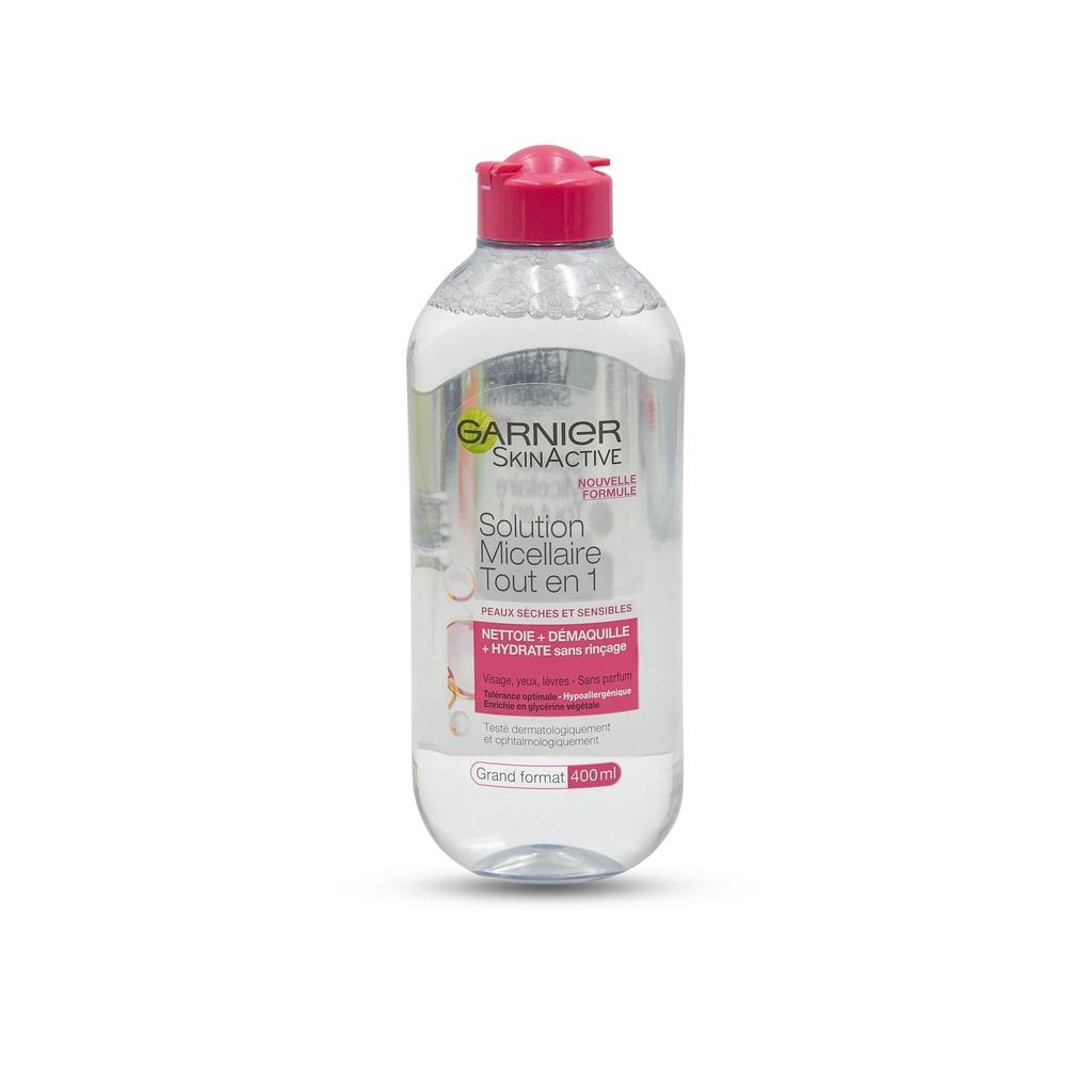 GARNIER SKINACTIVE - MICELLAR WATER RED CAP 400ML