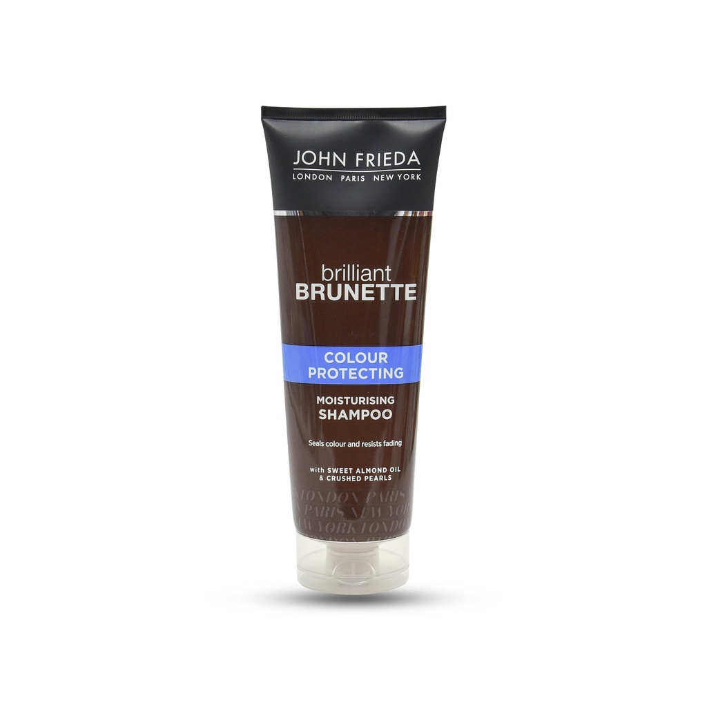 JOHN FRIEDA BRILLIANT BRUNETTE COLOUR PROTECTING MOISTURISING SHAMPOO 250ML