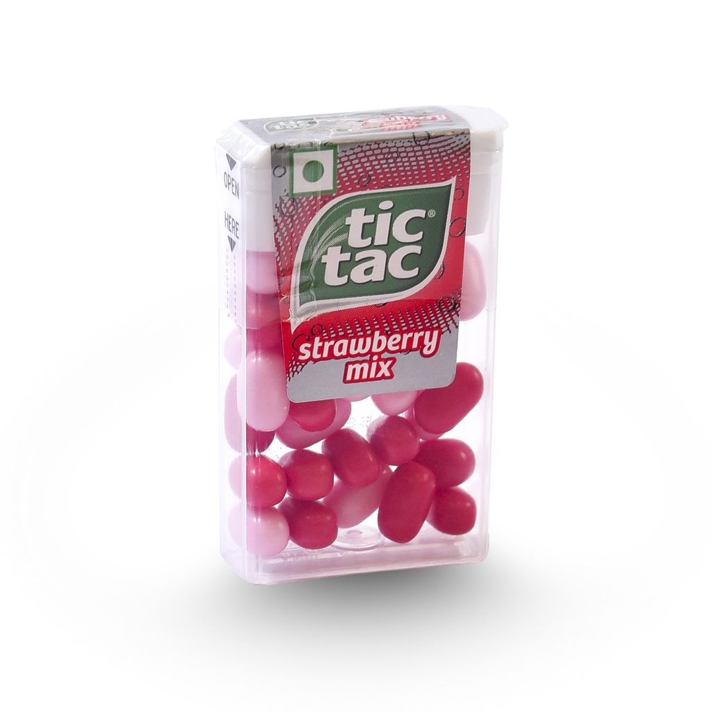 TIC TAC STRAWBERRY MIX FLAVOUR 15.5G