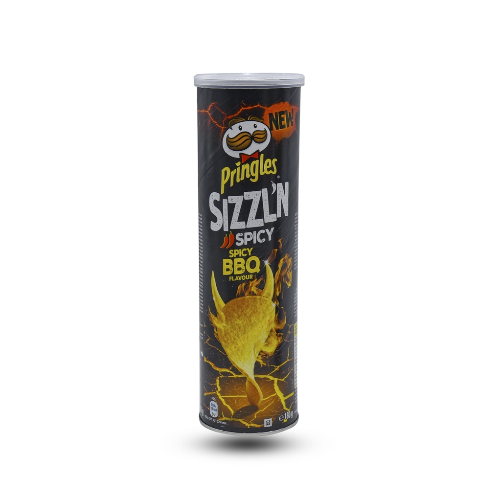 PRINGLES SIZZLN SPICY BBQ 180G