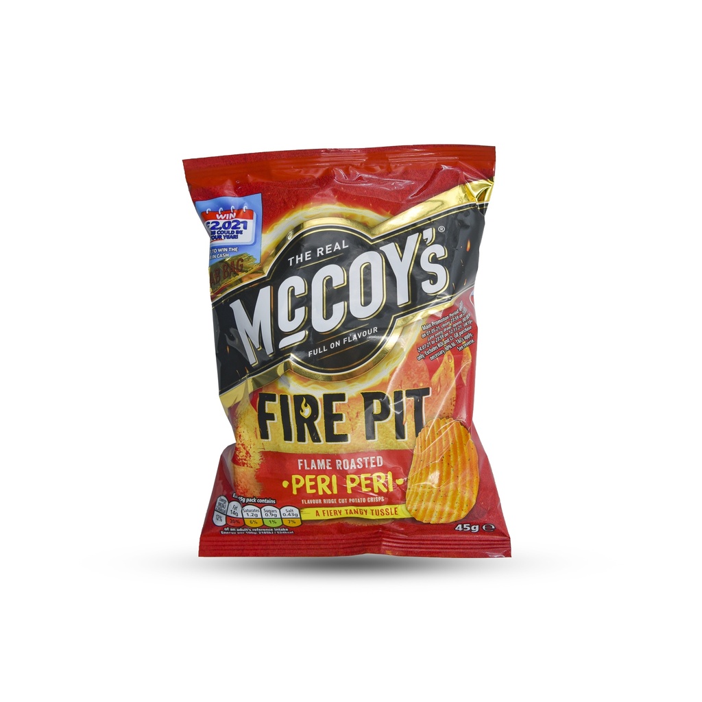 MCCOY'S FIRE PIT FLAME ROASTED PERI PERI 45G