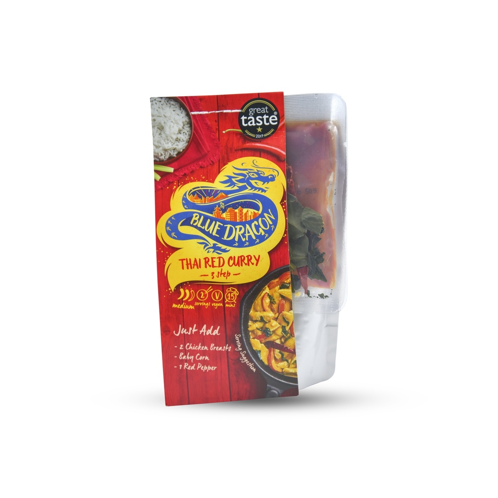 BLUE DRAGON THAI RED CURRY 3 STEP KIT 253G