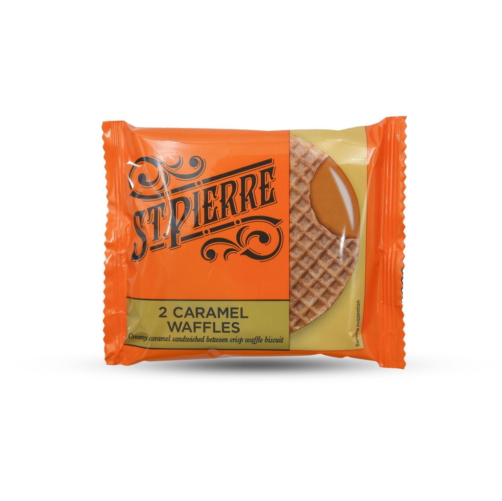 ST PIERRE 2 CARAMEL WAFFLES 80G