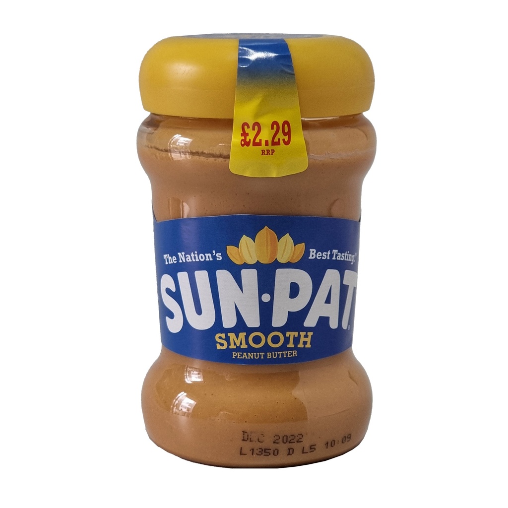 SUN-PAT SMOOTH PEANUT BUTTER 200G