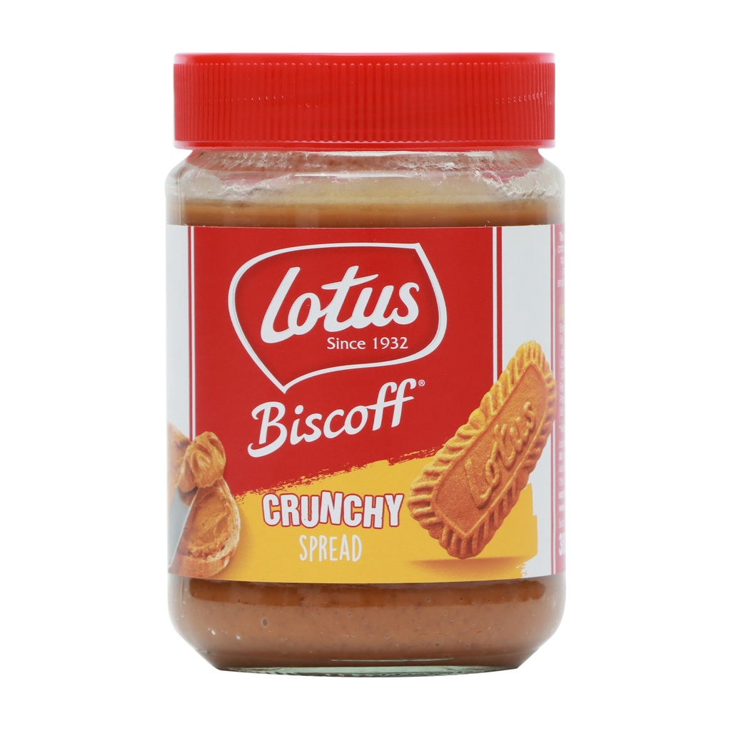 LOTUS BISCOFF BISCUIT SPREAD CRUNCHY 380G