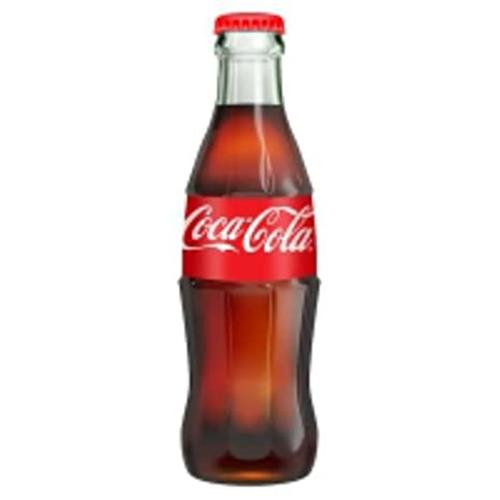 COCA COLA GLASS BOTTLE 200ML