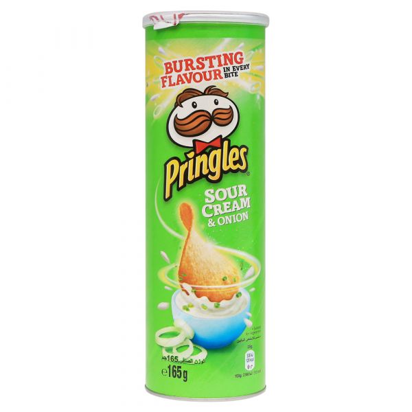 PRINGLES SOUR CREAM & ONION 165G