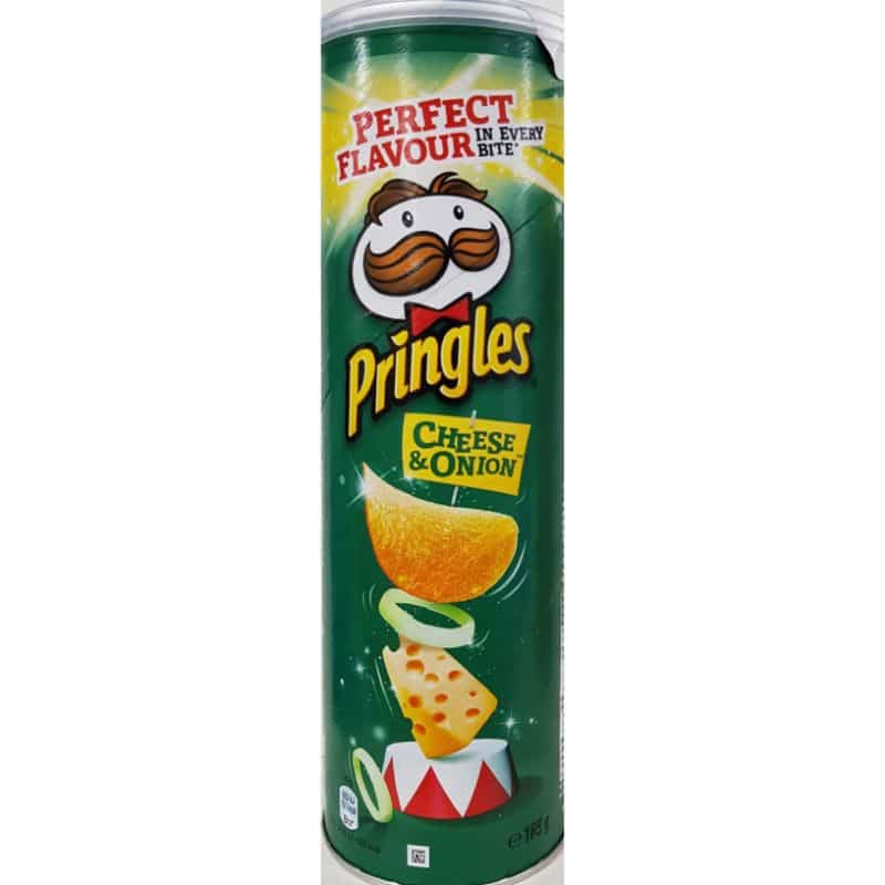 PRINGLES CHEESE & ONION 165G