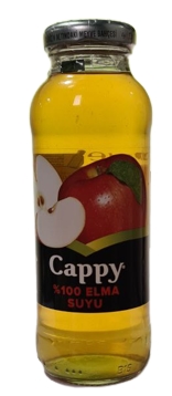 CAPPY 100% APPLE JUCE GLASS BOTTLE 250ML