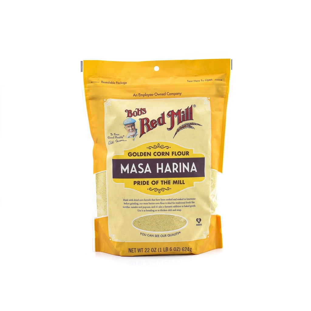 BOB'S RED MILL GOLDEN CORN FLOUR MASA HARINA 624G