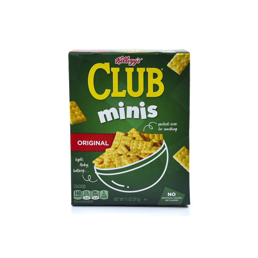 KELLOGG'S CLUB MINIS ORIGINAL CRACKERS 311G