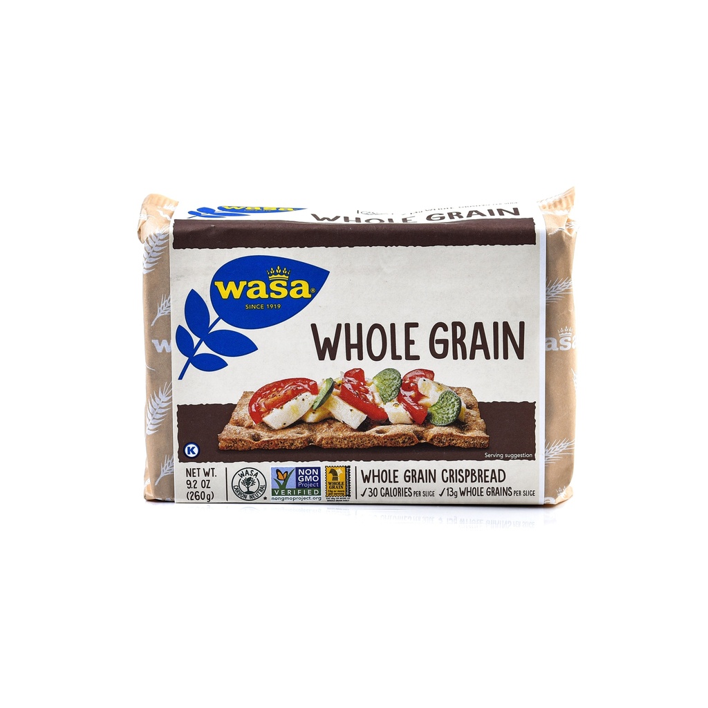 WASA WHOLE GRAIN CRISPBREAD 260G