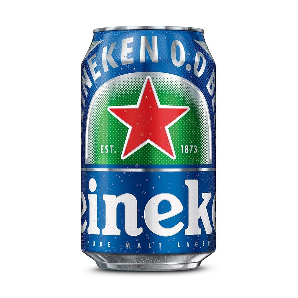 HEINEKEN 0.0% ALCOHOL FREE BEER CAN 330ML (NO BARCODE)