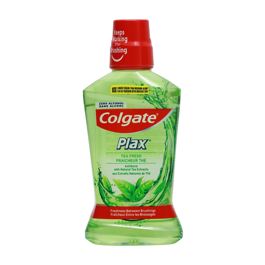 COLGATE PLAX MOUTHWASH TEA FRESH 500ML