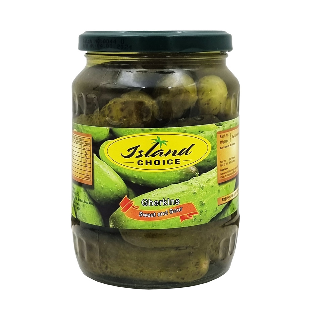 ISLAND CHOICE GHERKINS 690G