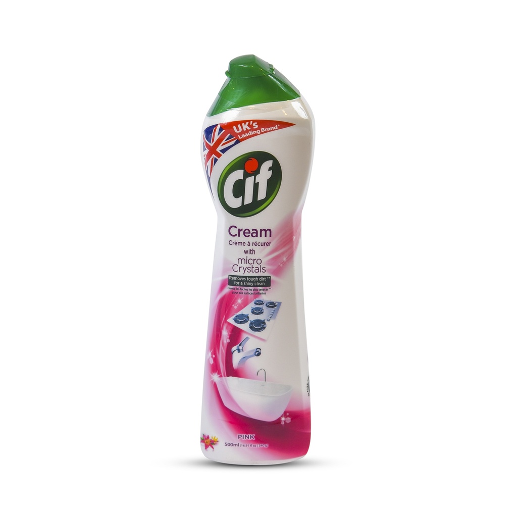 CIF CREAM CLEAN PINK FLOWER 500ML