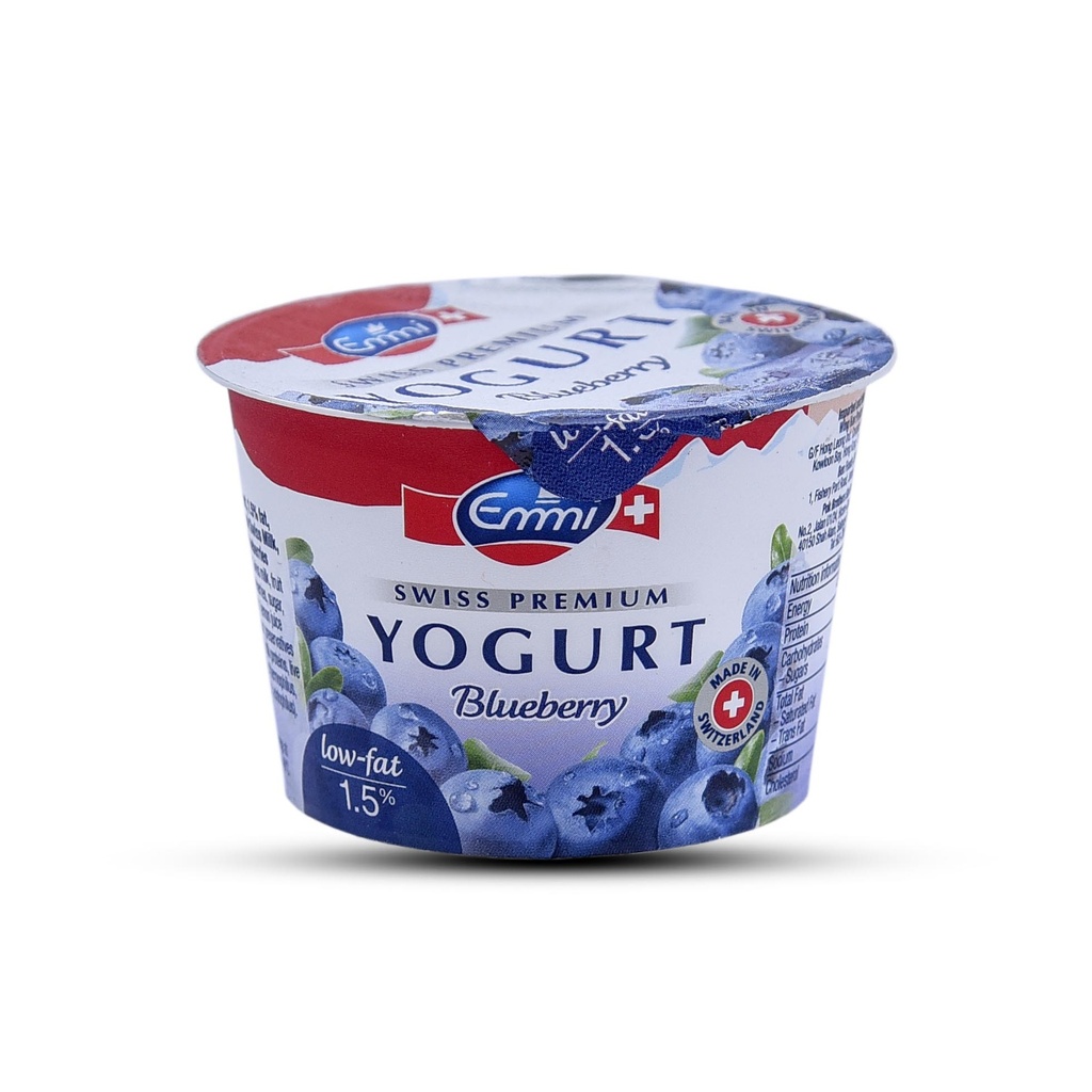 EMMI SWISS PREMIUM YOGURT BLUEBERRY 100G