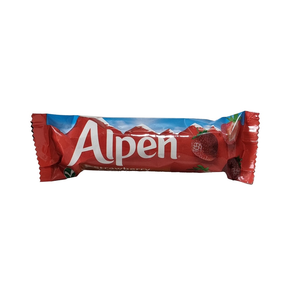 ALPEN STRAWBERRY YOGHURT BAR 29G