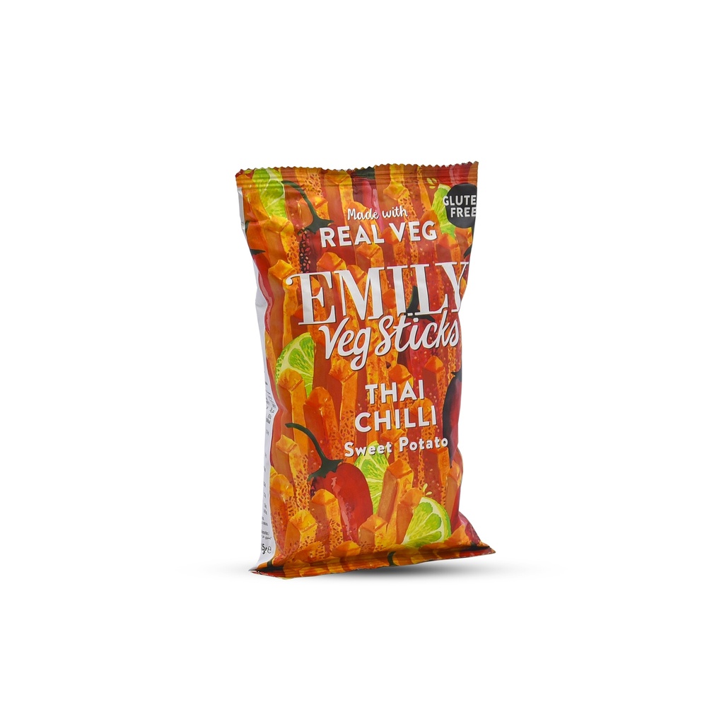 EMILY VEG CRISPS - SWEET POTATO STICKS W/ CHILLI & LIME 35G