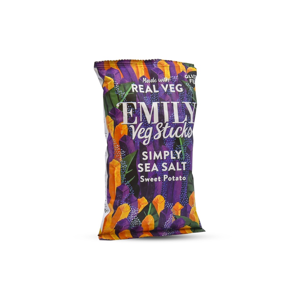 EMILY VEG CRISPS - SWEET POTATO STICKS W/ SEA SALT 35G