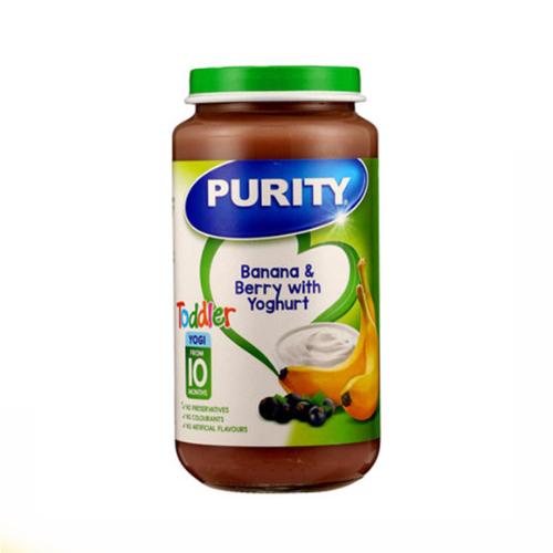 PURITY 4TH BANANA BERRIES YOGHURT 250ML