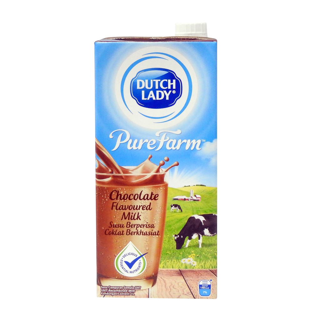 DUTCH LADY UHT MILK 1 LTR CHOCOLATE