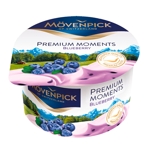 MOVENPICK YOGHURT PREMIUM MOMENTS BLUEBERRY 100G