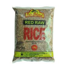 SUN ISLAND RED RAW RICE 1KG