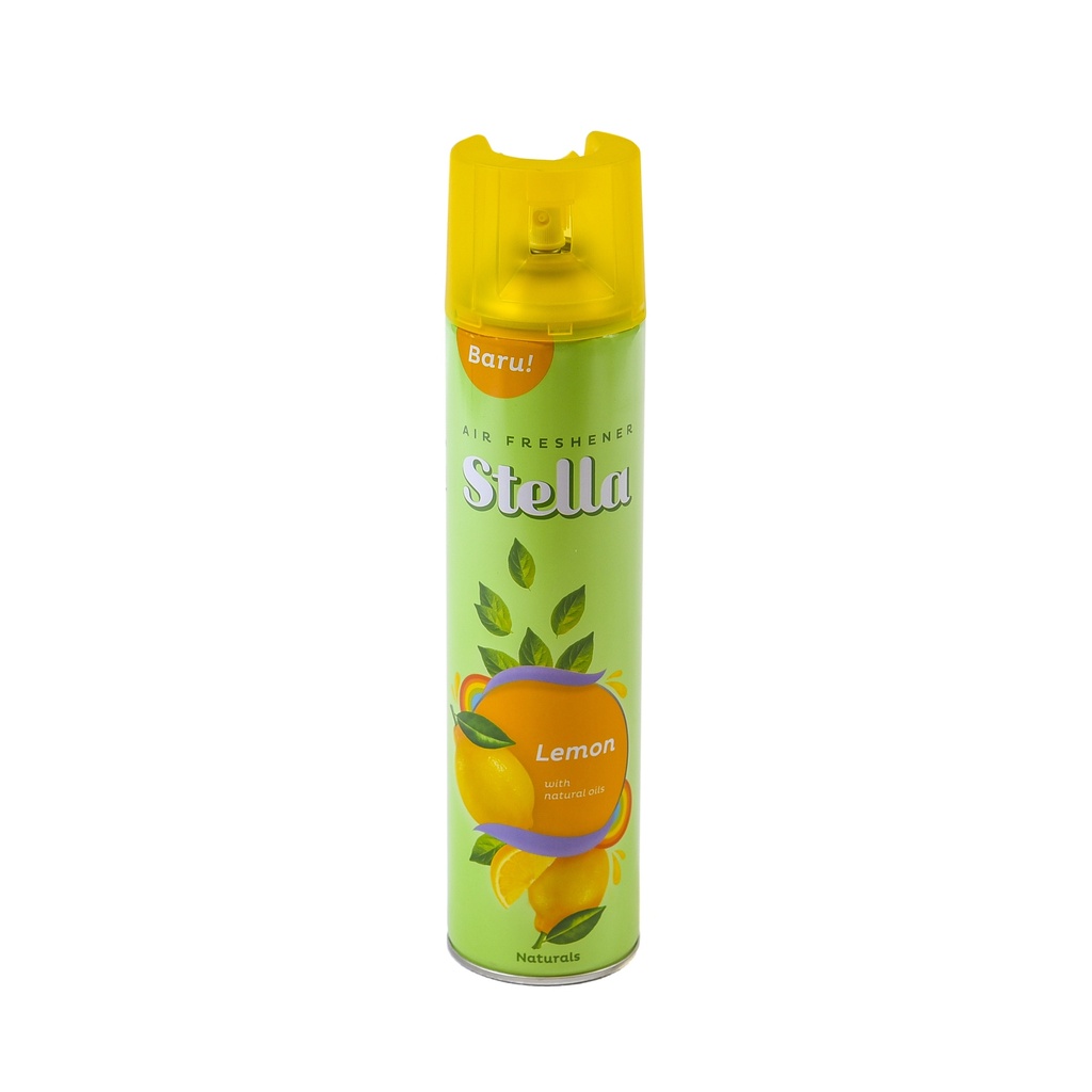 STELLA AIR FRESHENER LEMON WITH NATURAL OILS 400ML