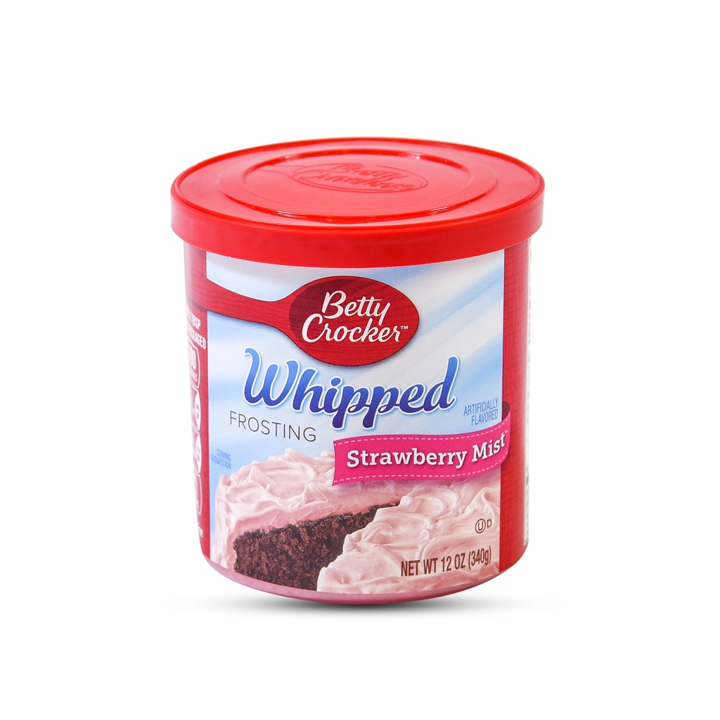 BETTY CROCKER WHIPPED FROSTING STRAWBERRY MIST 340G