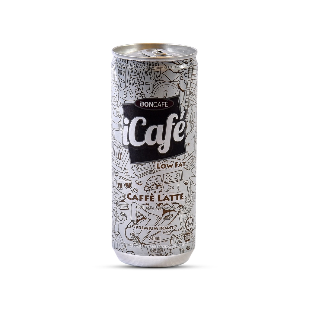 BONCAFE ICAFE CAFFE LATTE 240ML