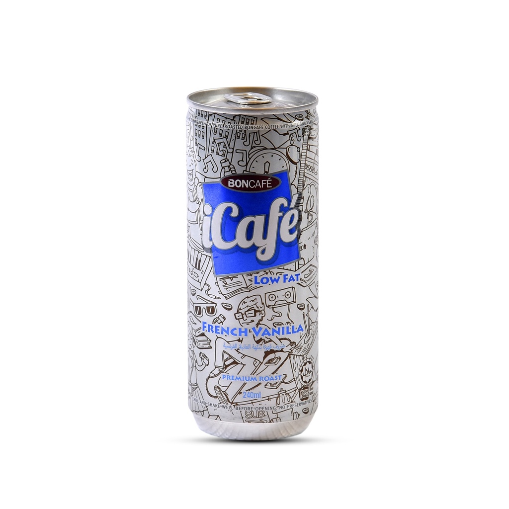 BONCAFE ICAFE FRENCH VANILLA 240ML