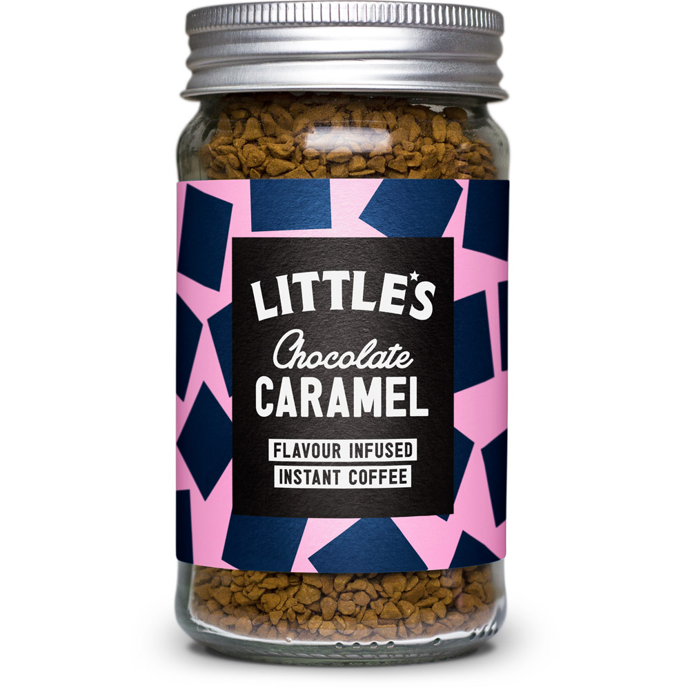 LITTLE'S CHOCOLATE CARAMEL FLAVOUR INFUSED INSTANT COFFEE 50G