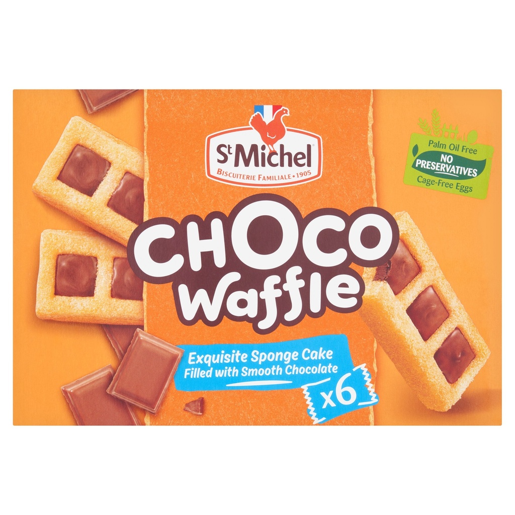 ST MICHEL 6 CHOCO WAFFLE 180G