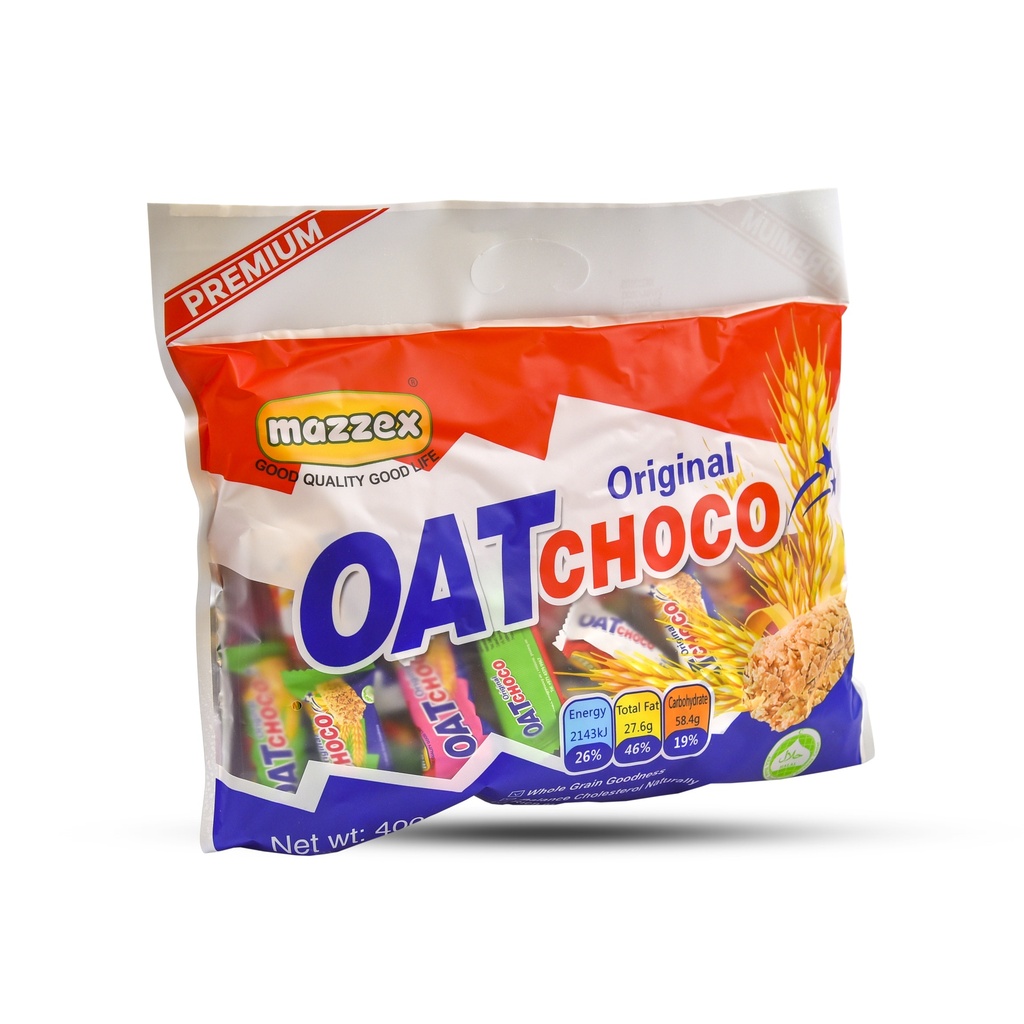 MAZZEX ORIGINAL OAT CHOCO BAR 400G