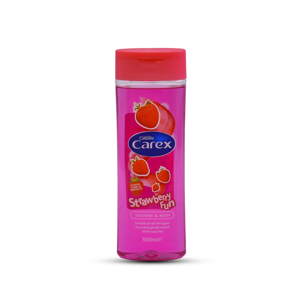 CUSSONS CAREX SHOWER & BATH STRAWBERRY FUN 500ML