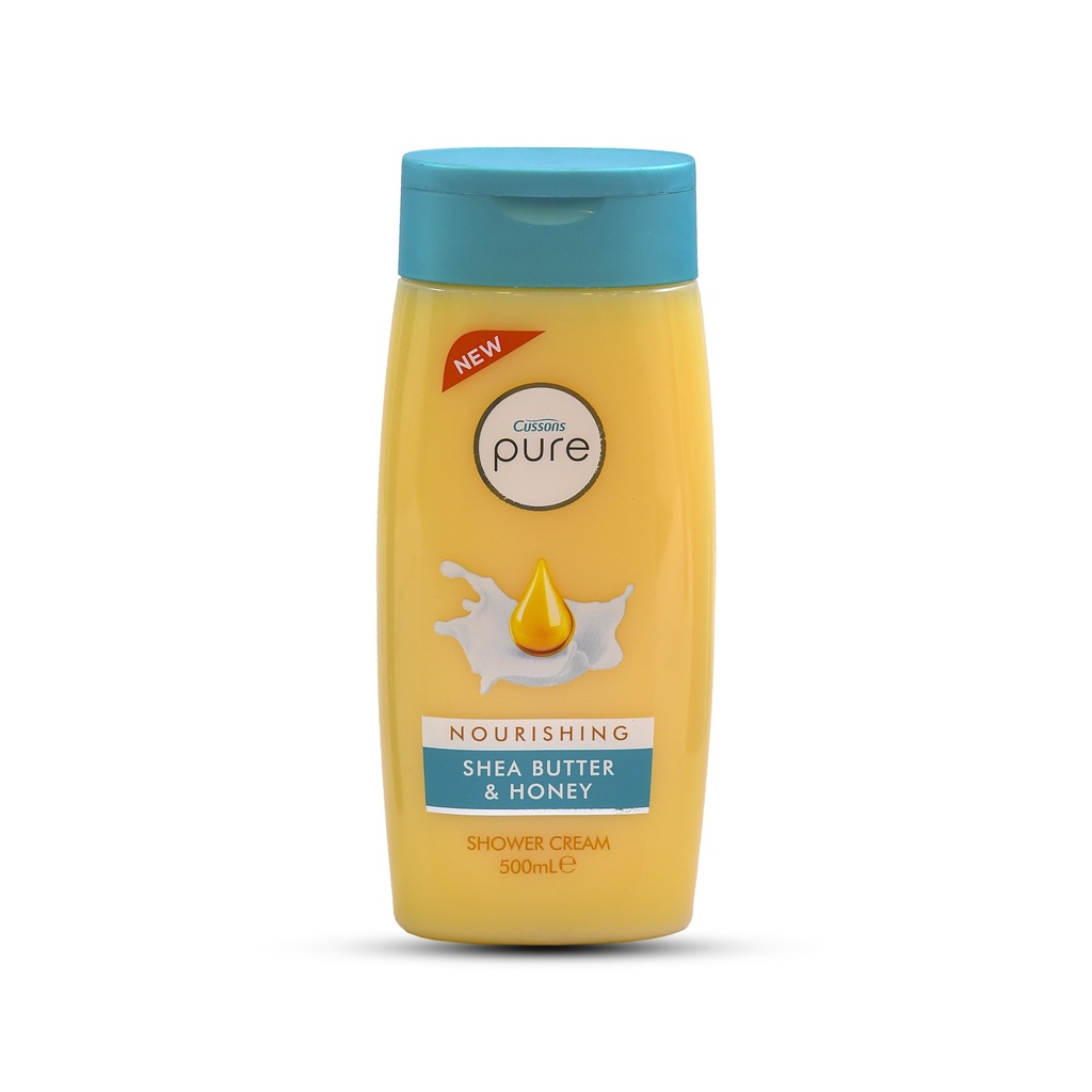 CUSSONS PURE NOURISHING SHEA BUTTER & HONEY SHOWER CREAM 500ML