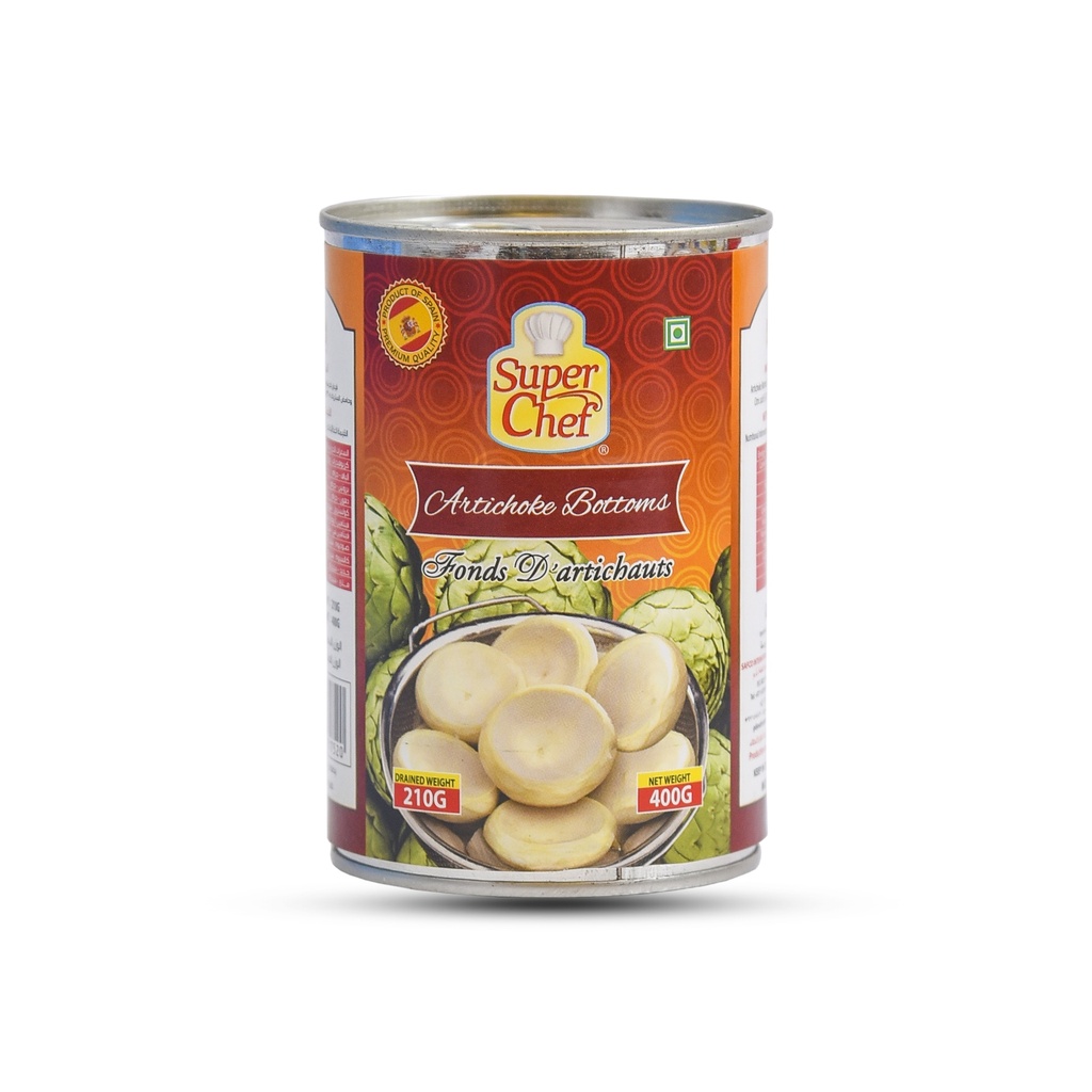 SUPERCHEF ARTICHOKE BOTTOMS 400G