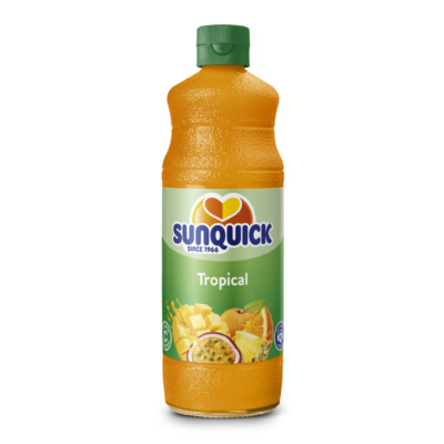 SUNQUICK JUICE 700ML TROPICAL CONCENTRATE (FRUIT COCKTAIL)