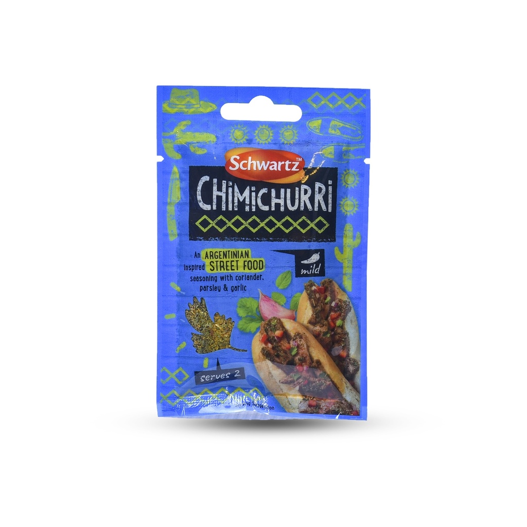 SCHWARTZ STREET FOOD CHIMICHURI SACHET 13G