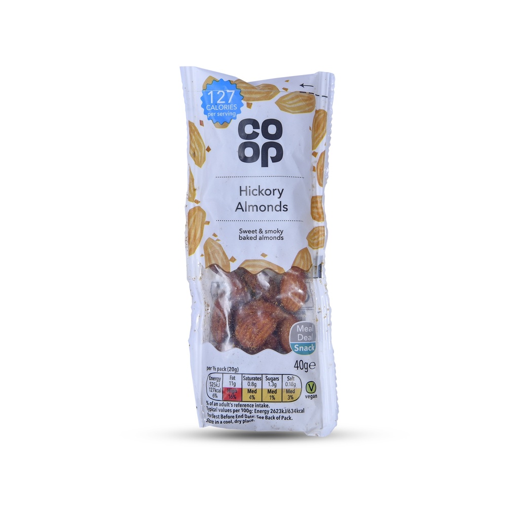 CO-OP HICKORY ALMONDS 40G