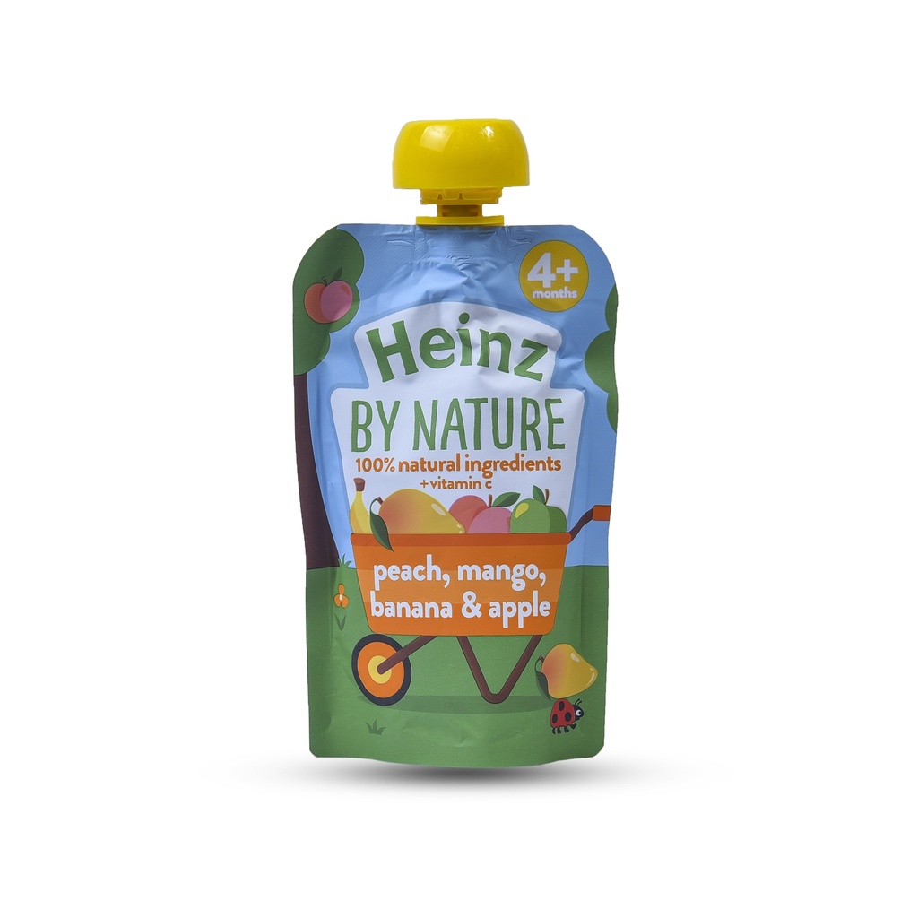 HEINZ PEACH, MANGO & BANANA POUCH 100G