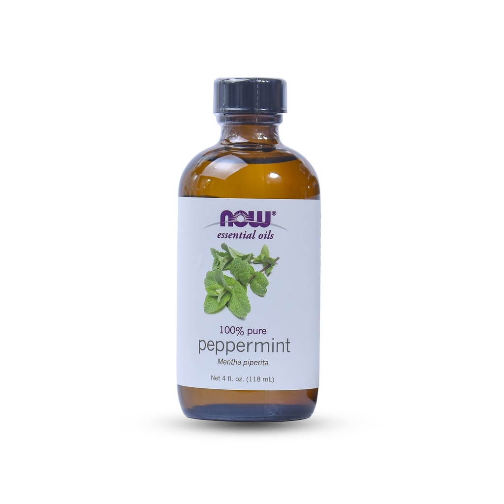 NOW ESSENTIAL OILS 100% PURE PEPPERMINT 4 OZ