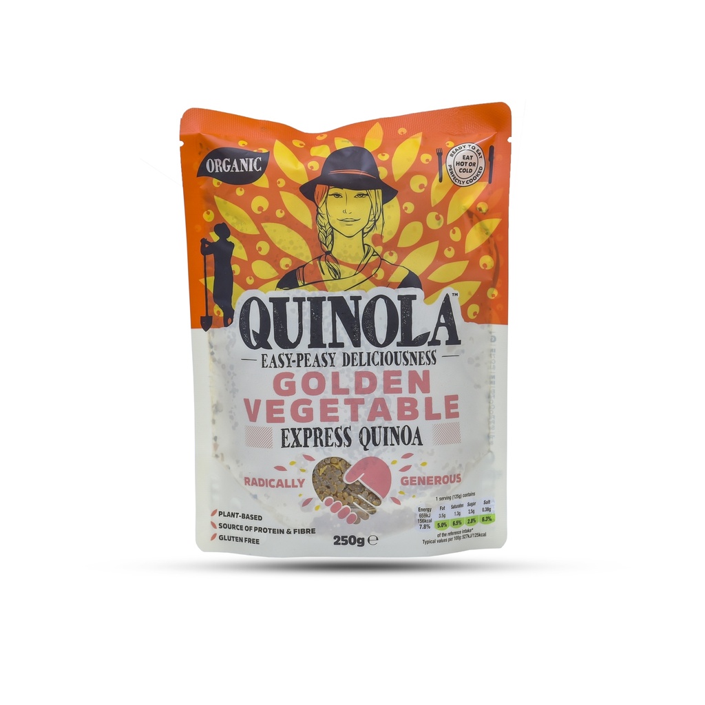 QUINOLA EASY-PEASY ORGANIC EXPRESS QUINOA GOLDEN VEGETABLE 250G